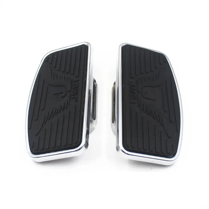 2x Motorcycle Rear Passenger Floorboard Footboards Footrest For Harley