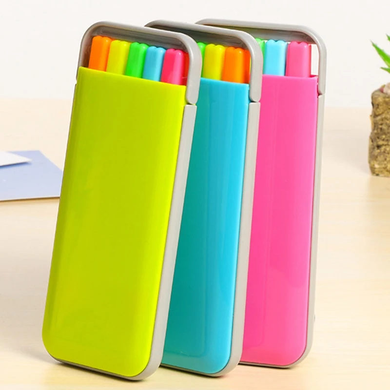 

New Candy Color Highlighter Pen Set Mini Fluo Markers Stationery Office School Supplies Caneta Fluorescente