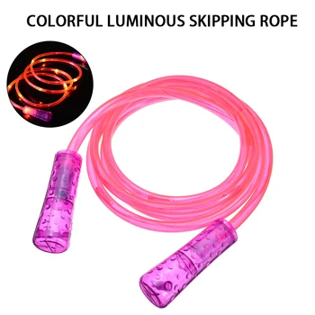 

LED Flashing Jump Rope For Kids Child Outdoor Skipping Exercises Fitness Colorful Rope Jumping Rpoes