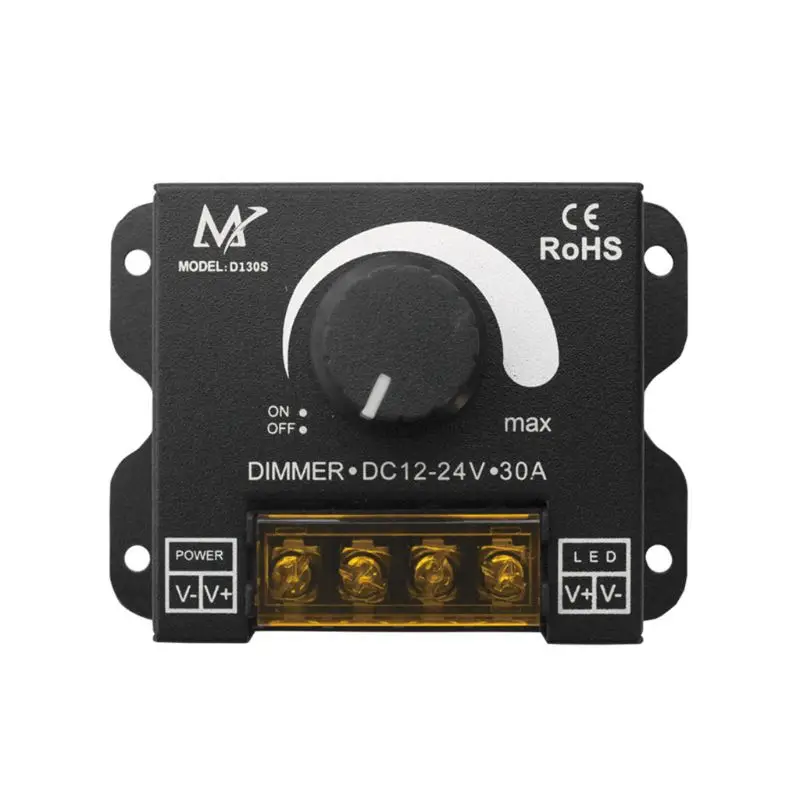 DC12-24V 30A светодиодный диммер переключатель ручка светильник контроллер для одноцветной светодиодной ленты