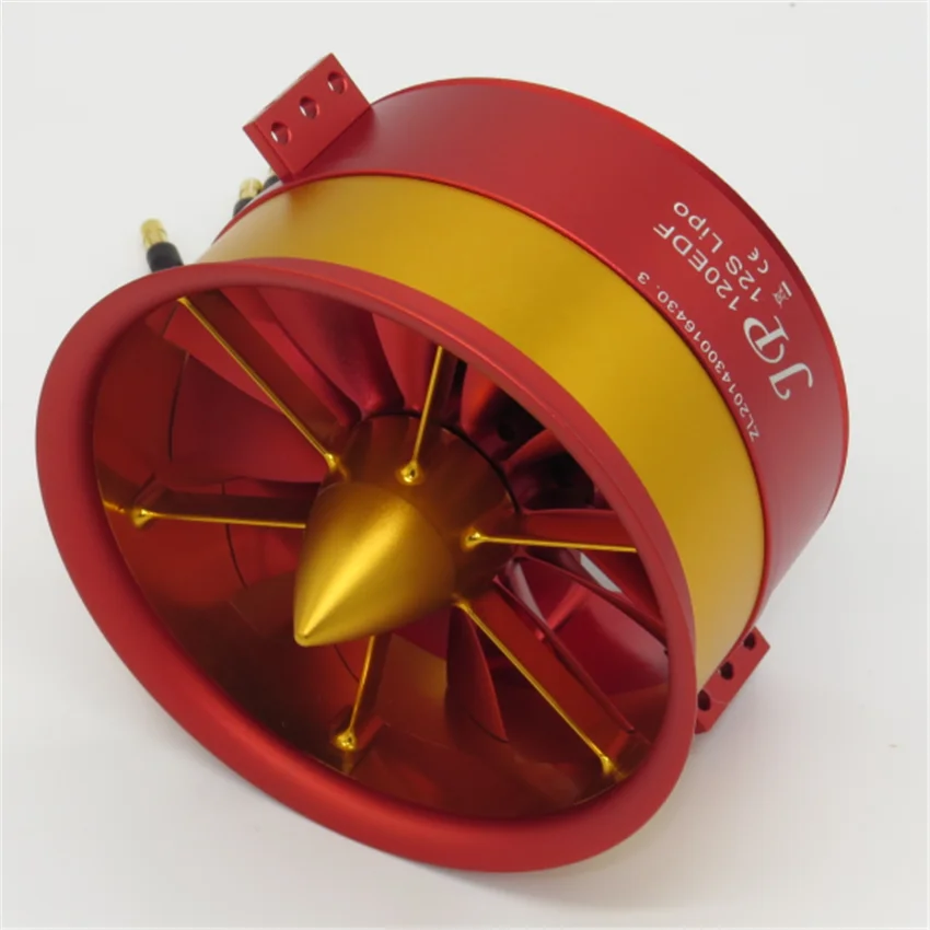 JP Metal 120mm 12s Lipo Motor Ducted Fan EDF Jet 12 Blades 1pcs