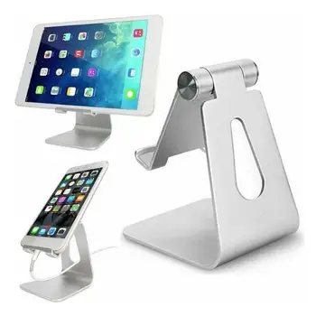 

Universal Soft Use Aluminum Alloy Tablet Stand Holder Mount Desktop For Cell Phone iPad Adjustable Desk Stand holder