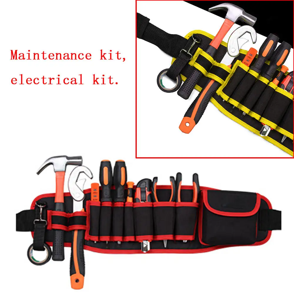 Портативная сумка для электроинструментов, поясной карман, сумка для инструментов, многофункциональная сумка для ремонта, набор ручных