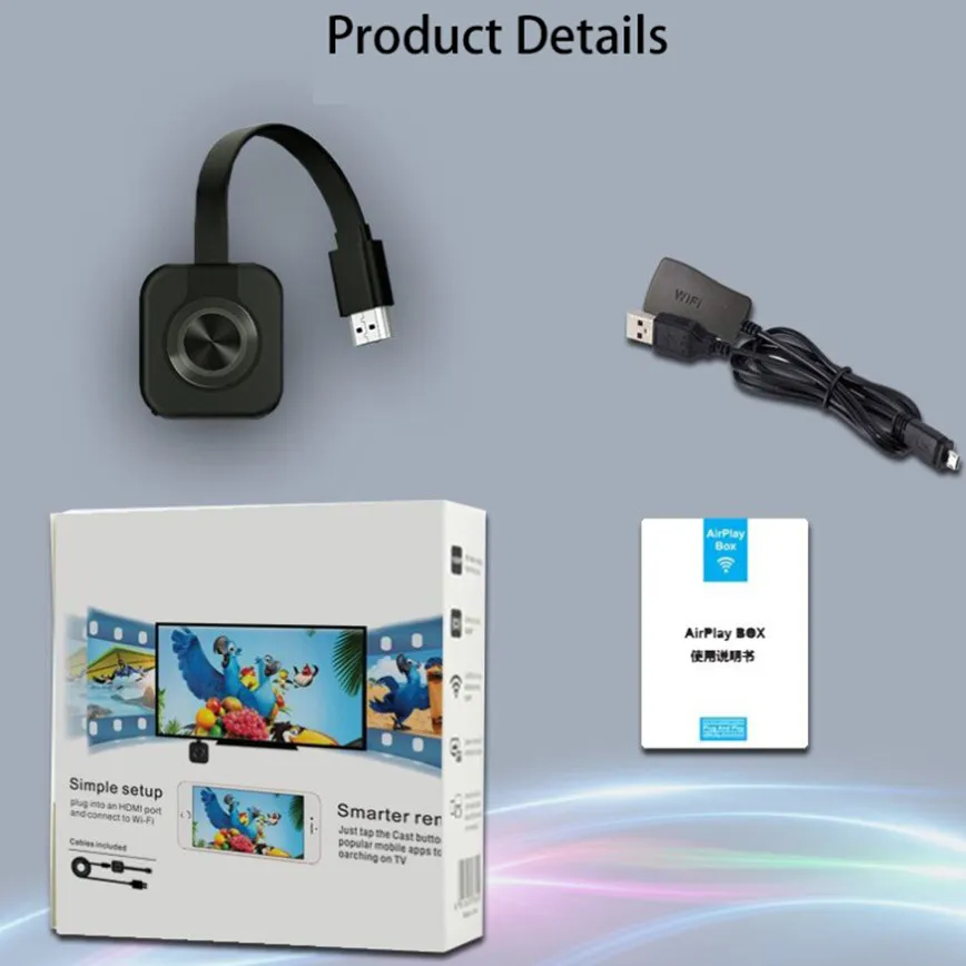 wi-fi display receptor para miracast tela espelho