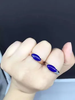 

Lapis ring Natural And Real Lapis Ring Wedding Engagement Rings for Women 925 sterling silver Ring