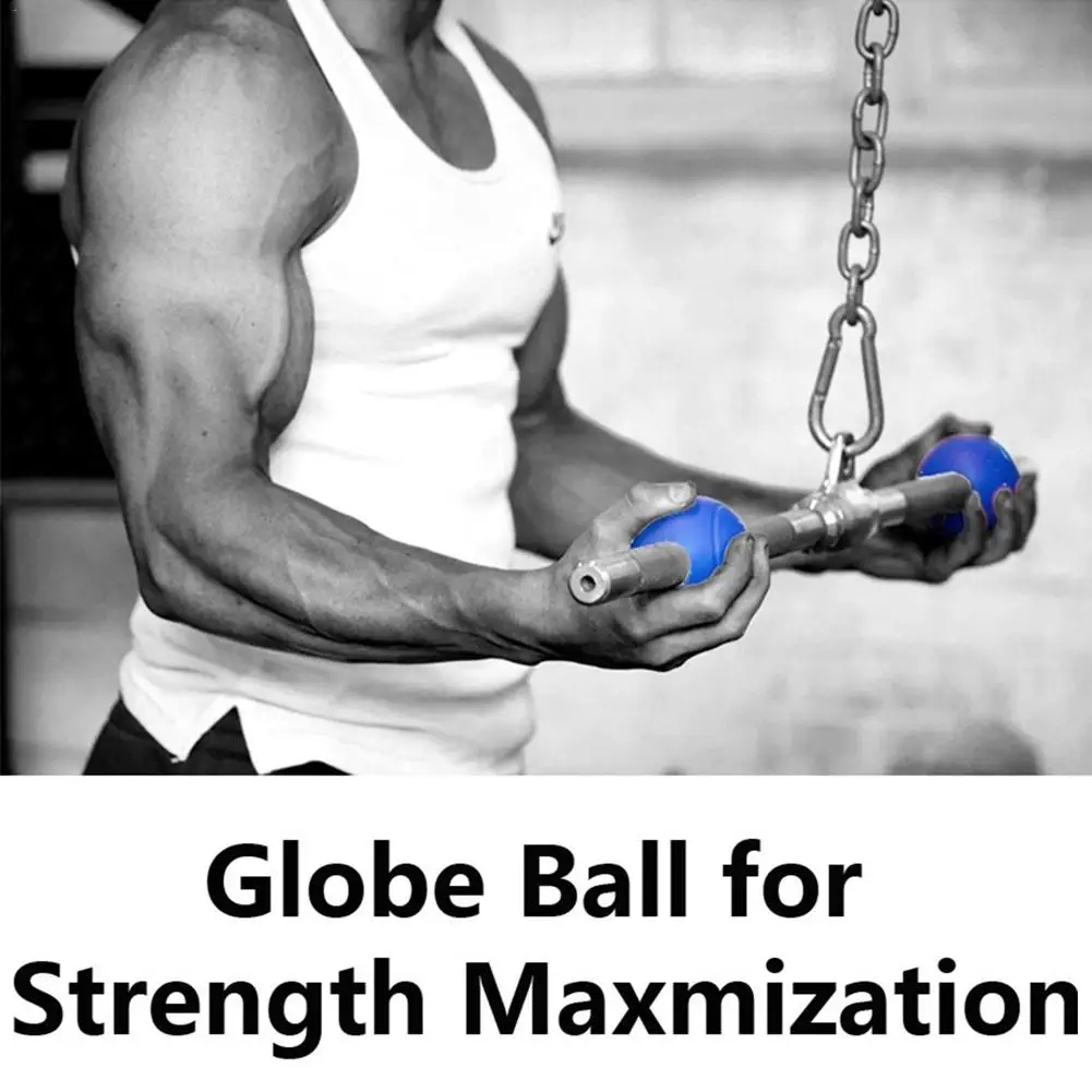 1 пара штанги Fat Grips мяч форма Грипсы бар ручки фитнес нескользящий коврик для тренировок для спортивных принадлежностей