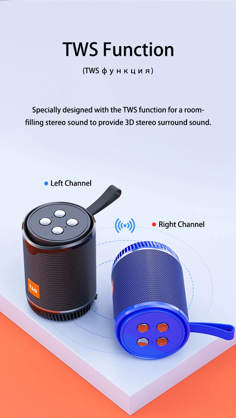 outdoor bluetooth speakers TWS Small Mini Wireless Bluetooth-compatiple Speaker Portable FM Radio TF AUX USB Speakers Subwoofer Music Column altavoz outdoor speakers