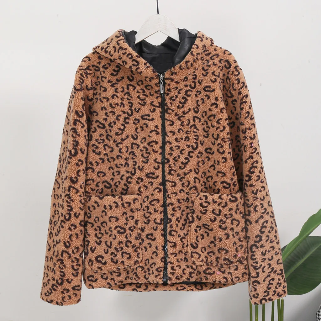short leopard print jacket