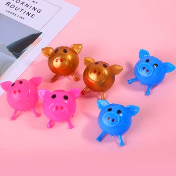 

Solid Color Pig Anti Stress Water Ball Decompression Toy Flexible Soft Cute Gift Relieve Funny Kid Xmas Gift Slow Rising Stress