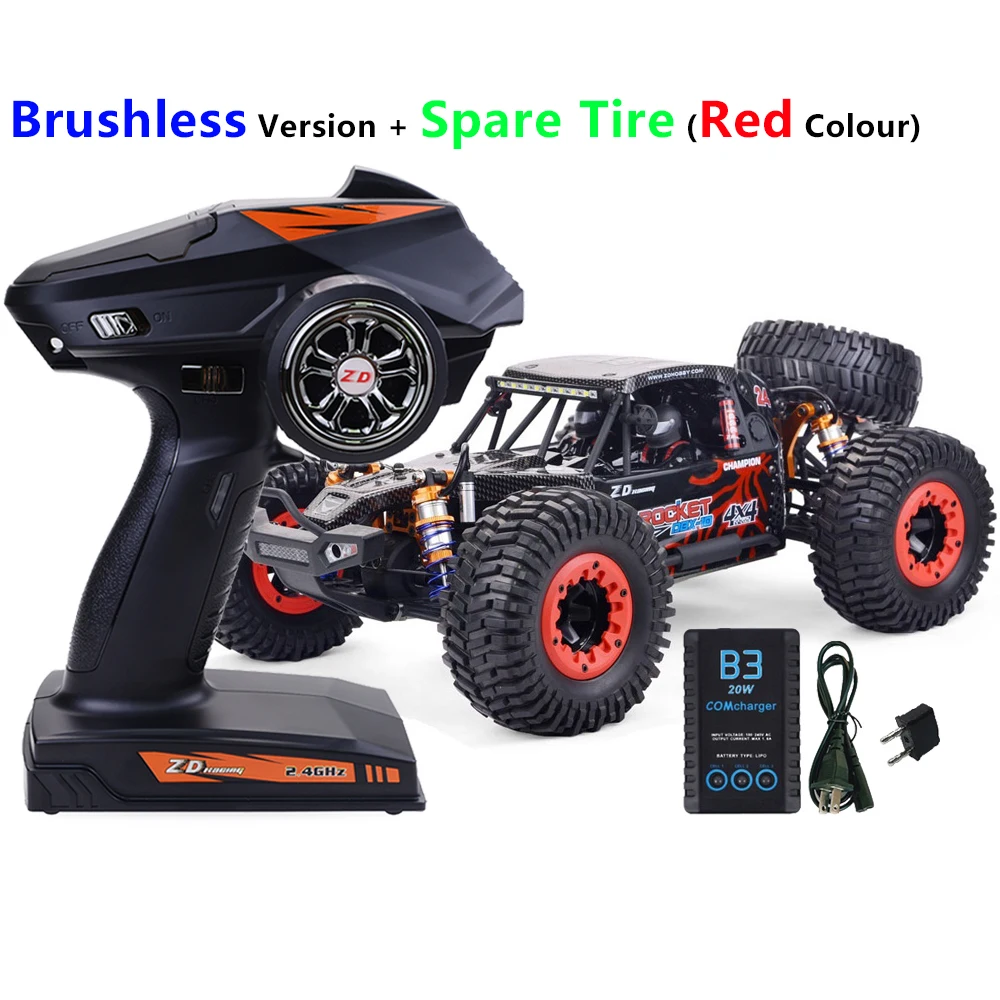 Zd Racing rocket DBX-10 1/10 4wd 80km/h 2.4g,ブラシレスハイ