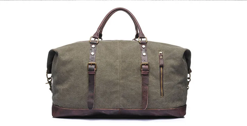Oversize Canvas Overnight Duffel Bag