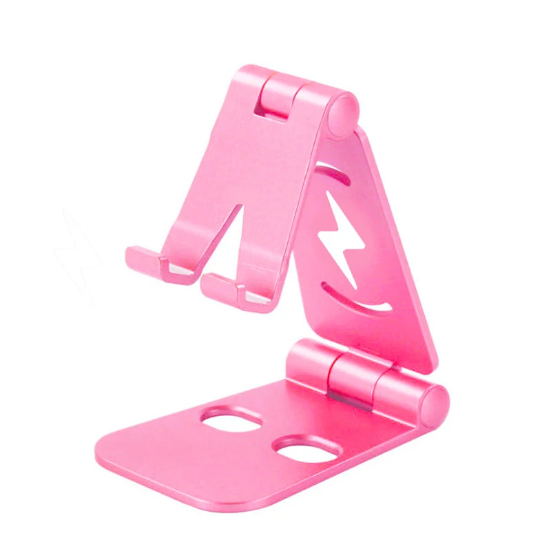 Phone Holder Stand For IPhone 11 Xiaomi Mi 9 Metal Phone Holder Foldable Mobile Phone Stand Desk For IPhone 7 8 X XS phone charging stand