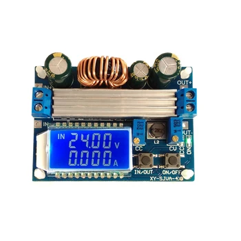 

Buck-boost Module Constant Voltage and Constant Current LCD LCD Digital Voltage and Current Meter Adjustable Step-down Boost 4X