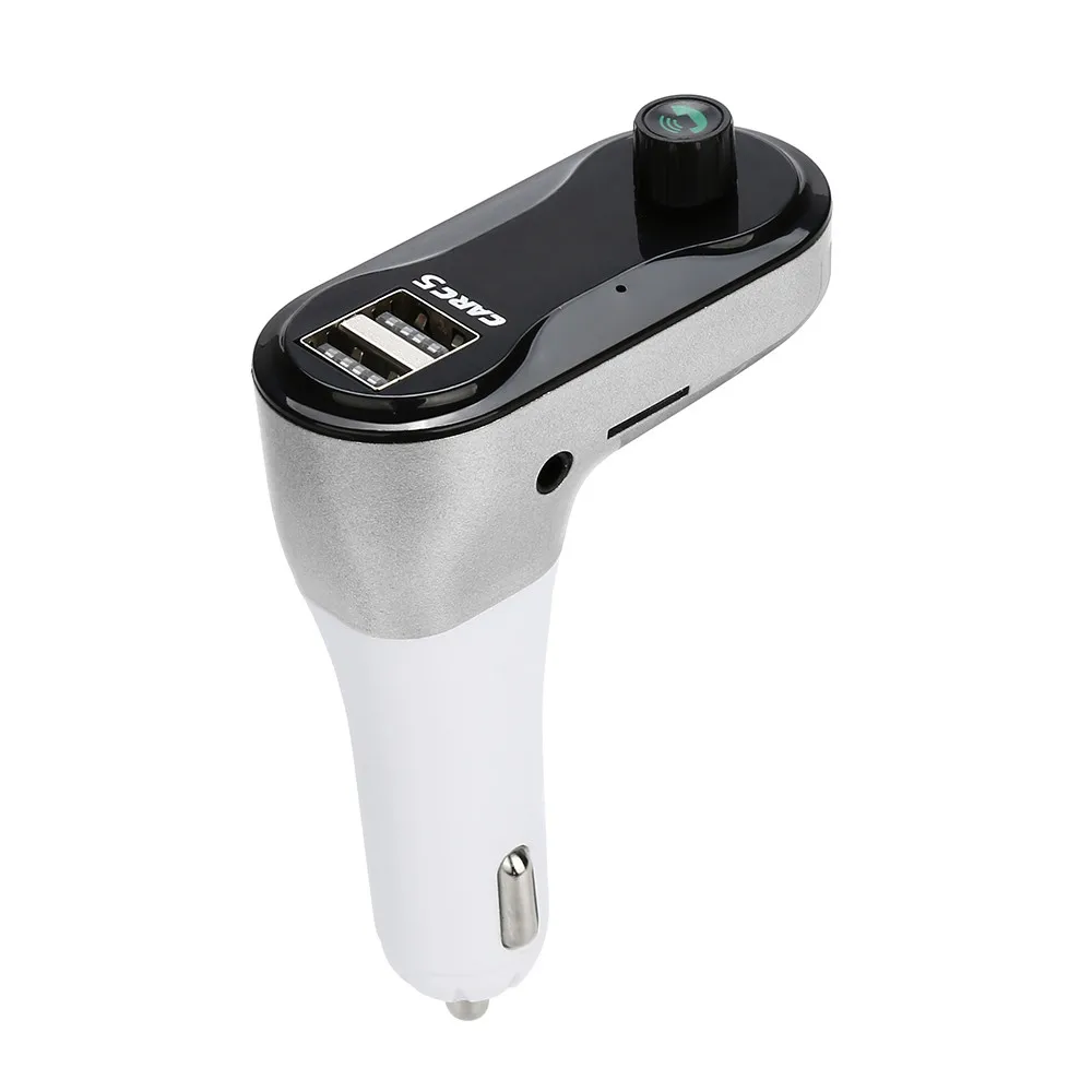 20# Беспроводной fm-передатчик Bluetooth 4,2 Handsfree Car комплект MP3 проигрыватель TF карта u-диск AUX С микрофоном 2.1A Dual USB адептером - Цвет: C