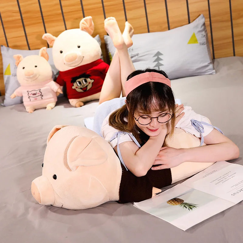 Cute Pig Plush Toys Stuffed Soft Gift Doll for Kids Children Xmas Home Decoration Ornaments
