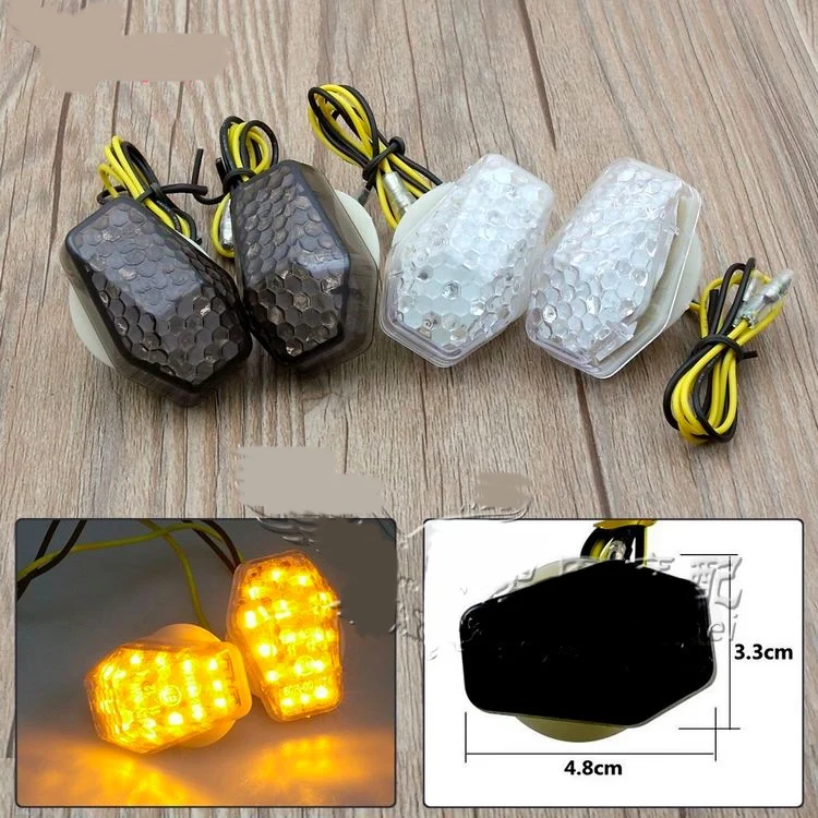 

Turn Signal LED Amber Light Lamp Indicator Super Bright For Suzuki GSXR600 750 1000 K1-K11 SV650S SV1000 00-07 Smoke / Clean