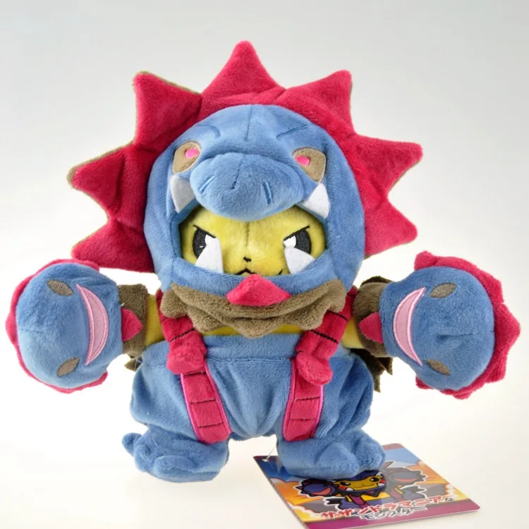 Такара Tomy Покемон Мультяшные плюшевые игрушки Пикачу Косплей игрушка Мега чиризард хлопок мягкие игрушки/животные игрушки для детей - Цвет: 1