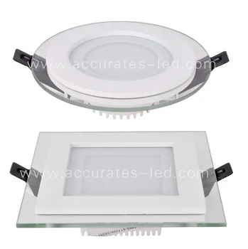 

LED Down Light 18W 24W Glass Down Light Home Automation Salt Lamp Crystal Led Panel Light Factory Wholesale Indoor Lighting
