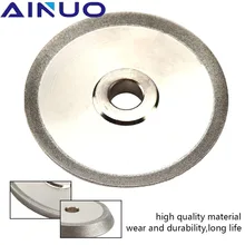 3 pouces galvanoplastie diamant meule plat meuleuse cercle affûteuse disques carbure métal tungstène acier fraise