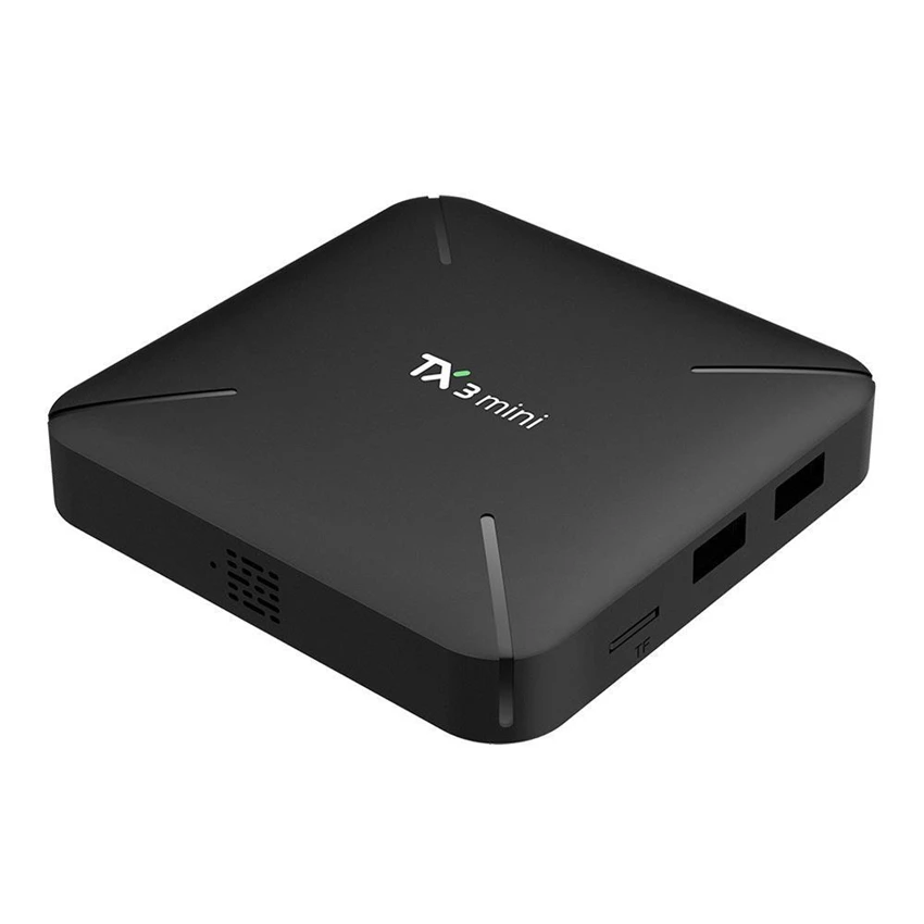 TX3 Мини 1G 8G Смарт ТВ коробка S905W четырехъядерный 2,4 ГГц WiFi Android 7,1 4K медиаплеер TX3mini 2 Гб 16 Гб телеприставка