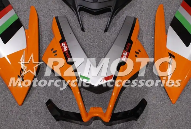 Литьевая Форма ABS Обтекатели комплект подходит для Aprilia RSV4 1000 2009- 09 10 11 12 13 14 на заказ оранжевый