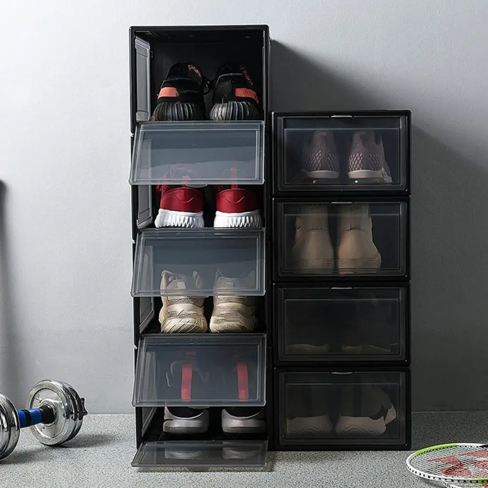 Clear Basketball Shoe Storage Box Thickened Dustproof Shoes