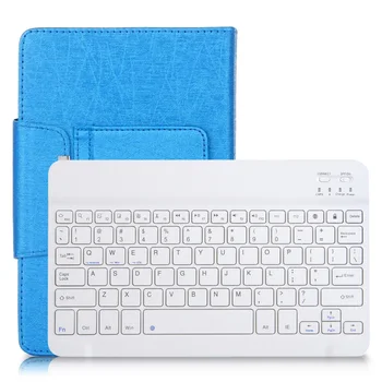 

BT Keyboard 10in Keyboard PU Protective Case Cover Universal BT Wireless Keyboards For Android Tablet Laptop Dropshipping