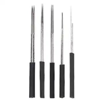 

20pcs Professional Tattoo Needle Microblading Eyebrow Tattoo Fast Coloring Shader Round Needle For Eyebrow Lip Eye Lenses Line
