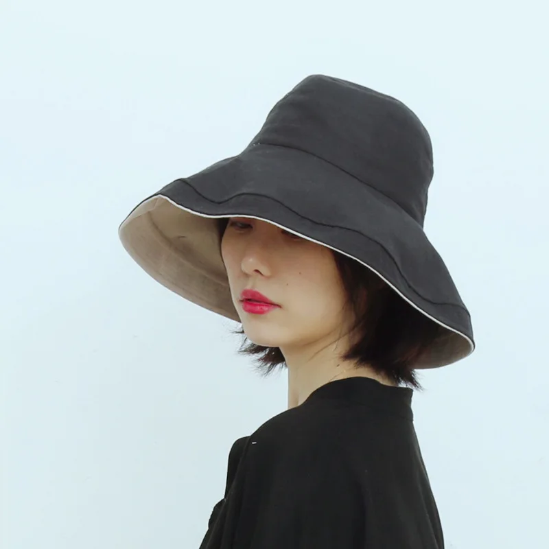 

Japanese-style Spring And Summer Online Celebrity Sun-resistant Bucket Hat Korean-style Parent And Child Children Men And Women