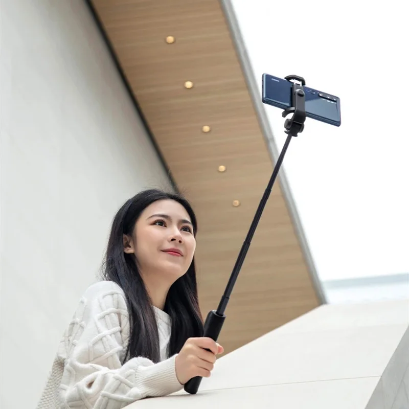 Xiaomi Mi Zoom Tripod Selfie Sticks With Bluetooth-compatible Remote 360&deg; Rotatable Foldable Extendable Monopod For Xiaomi Phone selfie stick tripod selfie stick smartphone selfie stick