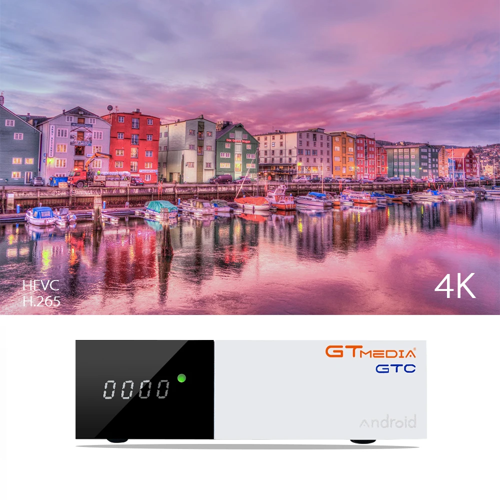 Freesat/GTmedia GTC спутниковый ресивер DVB-S2/T2/кабель ISDBT android 6,0 Поддержка IPTV Netflix cccam Youtube wifi декодер PK H96