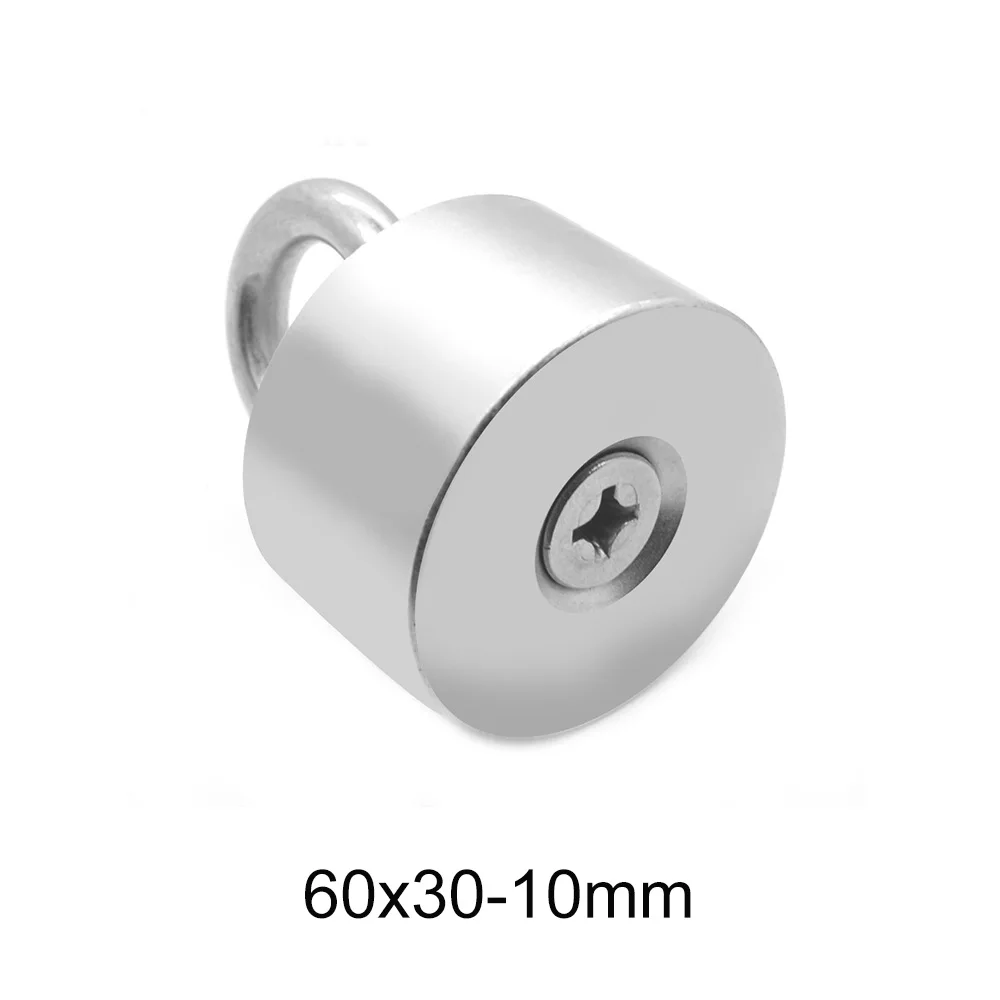 

1PCS 60x30-10 Big Round Powerful Strong Magnet 60mm X 30mm Thick Disc Neodymium Magnet 60*30-10 Permanent Magnet 60*30 Hole 10mm