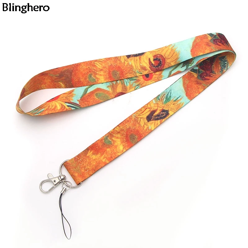 Ремешок с подсолнухами Blinghero Van Gogh крутые ключи ремешок на шею для телефона