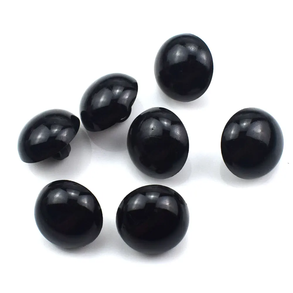 6-30MM Solid Eyes Black Plastic Safety Eyes for Bear Doll Puppet Plush Animal Doll Toy Eye Nose Animal Sewing Button Accessories plastic safety eyes,swing eyes,googly doll eyes,plastic toy eyes,safety eye tool,doll eyes