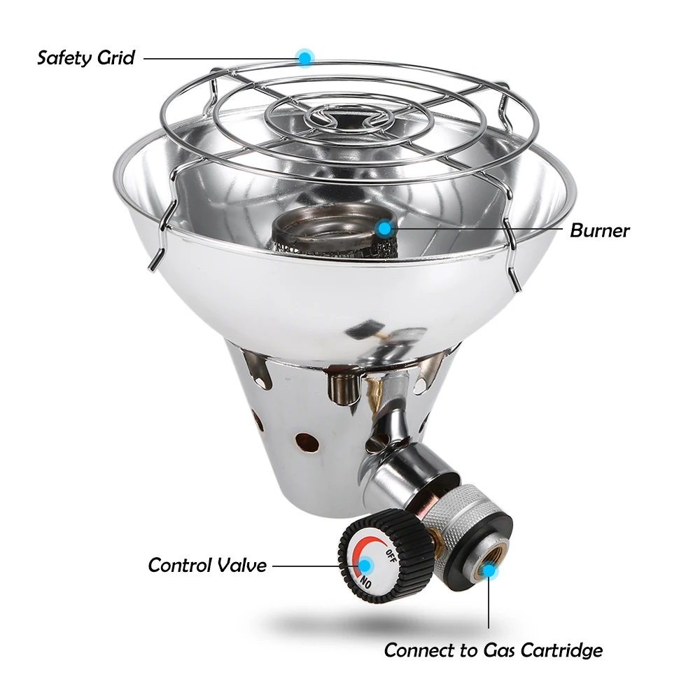 Ультра-leve fogau A Gas Aquecedor de Aquecimento Mais Quente equipamento de Camping fogau A Gas Ao Ar Livre fogau portatil