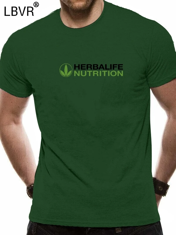 Модная мужская белая футболка с новым логотипом Herbalife Nutrition |