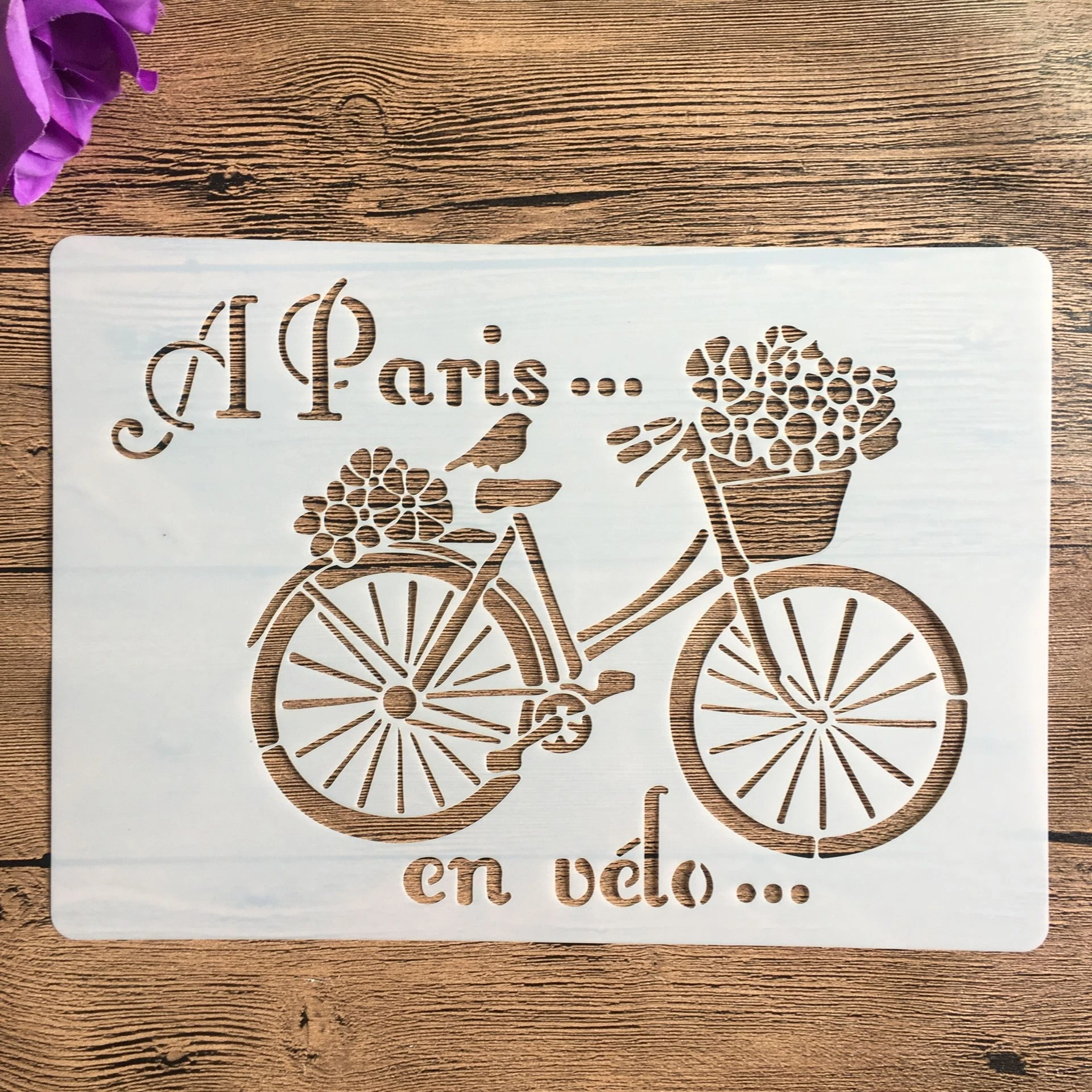 A4 29 * 21cm bicycle Mandala DIY Stencils Wall Painting Scrapbook ...