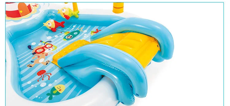 Summer Children's Water Slide Inflatables For Kids Backyard Water Park Children's Slide Fun Lawn Slides Pools For Outdoor