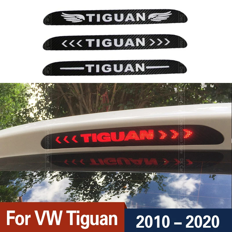 Декоративная наклейка на стоп светильник из углеродного волокна для VW Volkswagen Tiguan