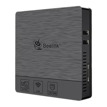 

HOT-Beelink Mini PC BT3 PRO II 4G+64G Win10 Z8350 Quad-Core Home Office Computer Host with VGA Interface (EU Plug)