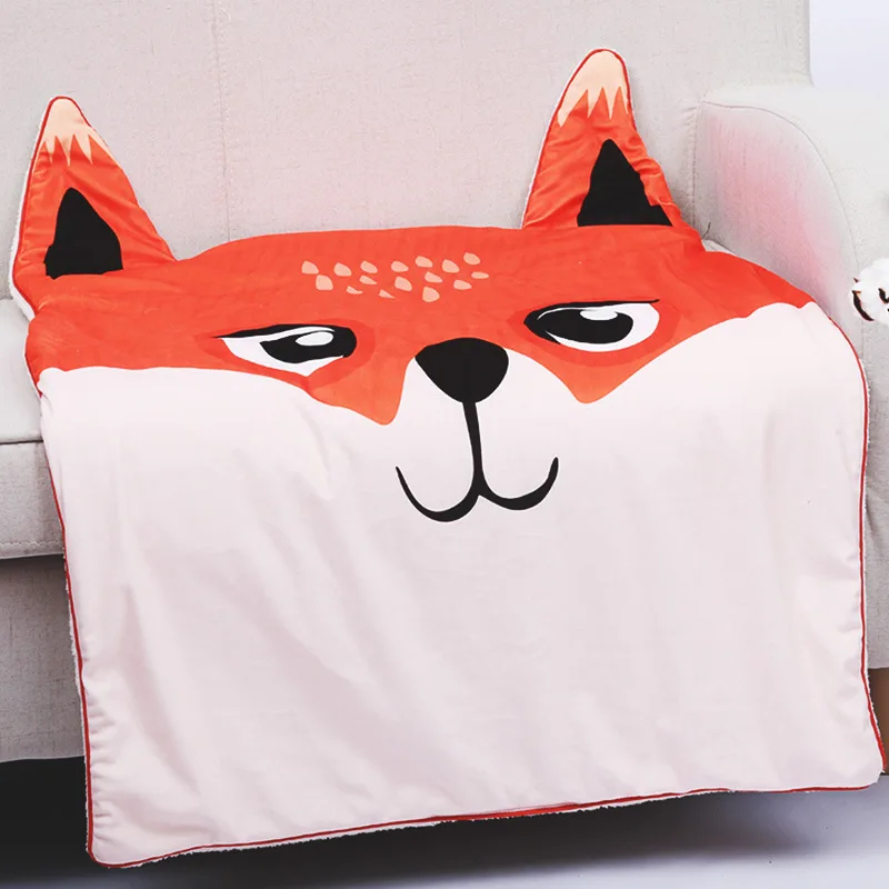 

Lumon Should Autumn And Winter Shu Velveteen Children Blanket Cartoon Special Shape Baby Blanket Comfortable Warm Baby Blanket B
