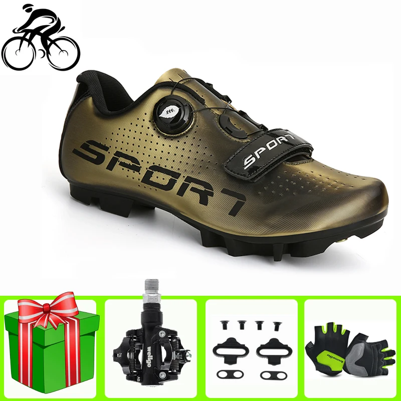 

Professional Athletic Bicycle Shoes MTB Cycling Shoes Men 2021 Self-Locking Sapatilha Ciclismo Women Colorful Sports Bicicleta