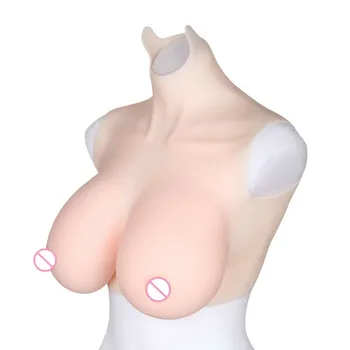

Silicone Halfbody Suit Breast Forms Realistic Soft HH Cup Boobs Bionic Skin Crossdresser TG Queen Transvestite Mastectomy Bra