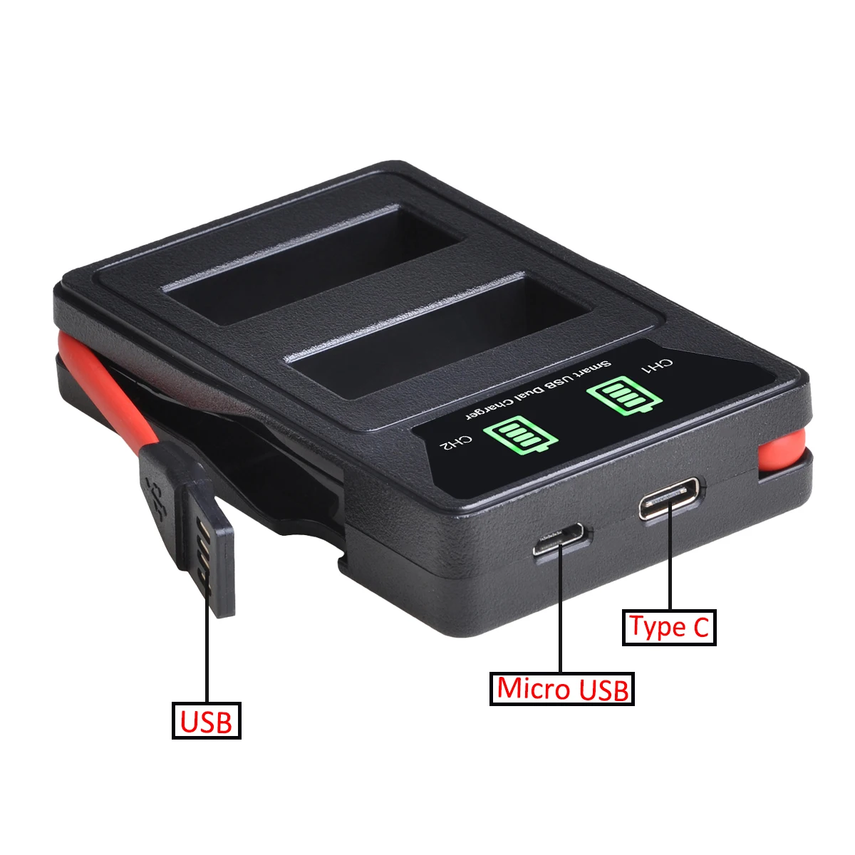 com usb e tipo-c porto para olympus