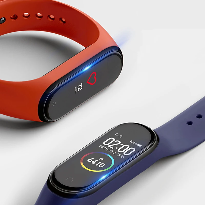 3D Защитная пленка для Xiaomi Mi Band 4 мягкая стеклянная взрывобезопасная защитная на