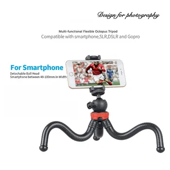

Large Octopus Flexible Tripod Stand Gorillapod for Phone Telefon Mobile Phone Smartphone Dslr and Camera Table Desk Mini Tripod