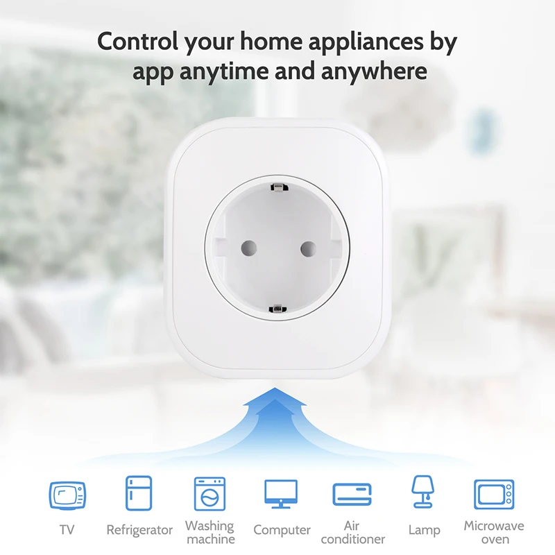 

Smart WiFi Plug APP Remote Control Socket Voices Timing Home Outlet Switch J8 #3