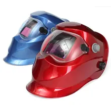 Синий/красный Солнечная Авто Затемнение маска шлем электросварка Сварка TIG MIG