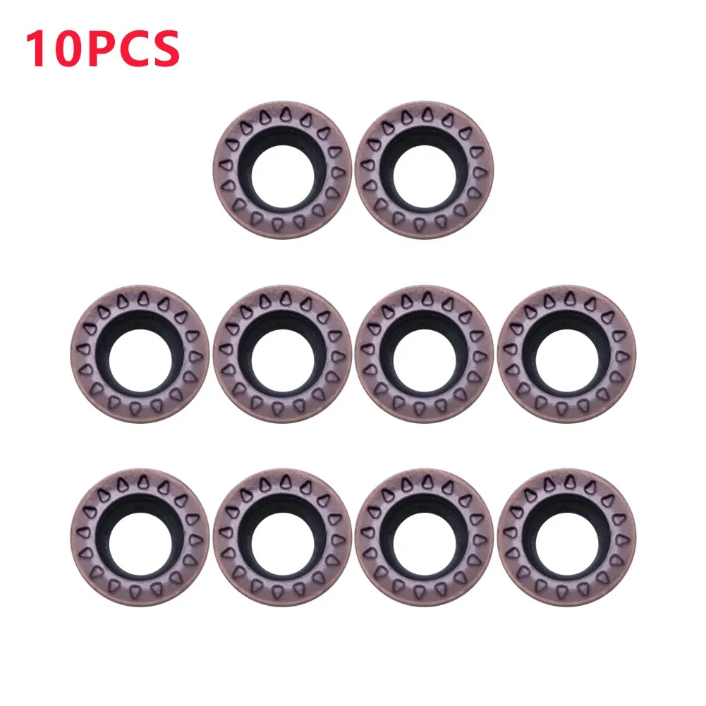 cheap!!!- 10PCS Lathe Tool RPMT10T3MOE VP15TF Internal Round Carbide
Insert RPMT 1204CNC Cutting Fluid Channels Carbide Insert