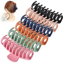 Tyfthui 6 Pcs Hair Claw Clips for Women Nonslip Hair Clips for Women and Girls, Strong Hold for Thin/Thick Hair Fashion Hair